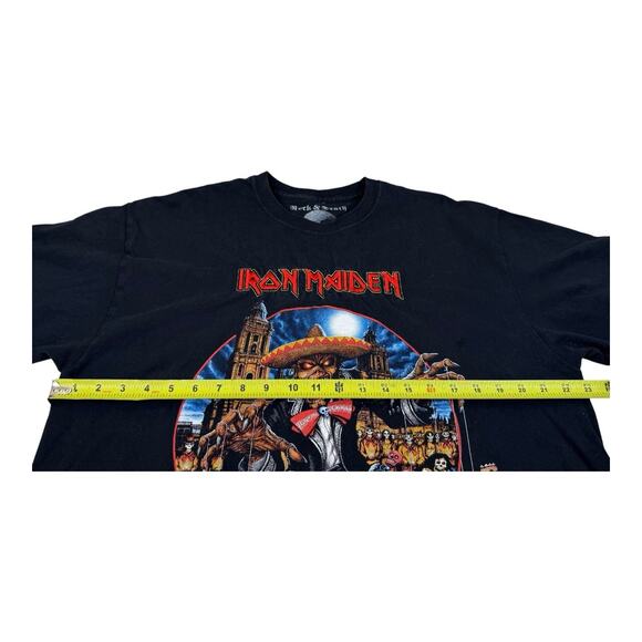 RARE Iron Maiden Legacy Of The Beast Tour Shirt XL Mexico City Night Of The Dead - Picture 8 of 10
